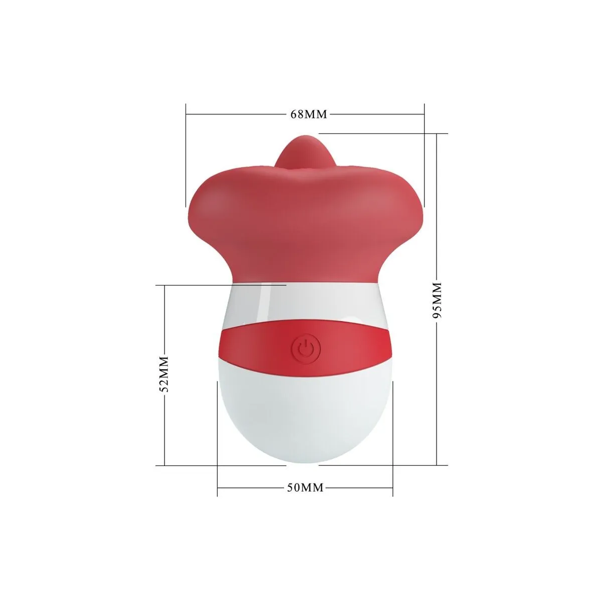 Mina Zungenstimulator Hellrot von Pretty Love Flirtation | Fesselliebe.de