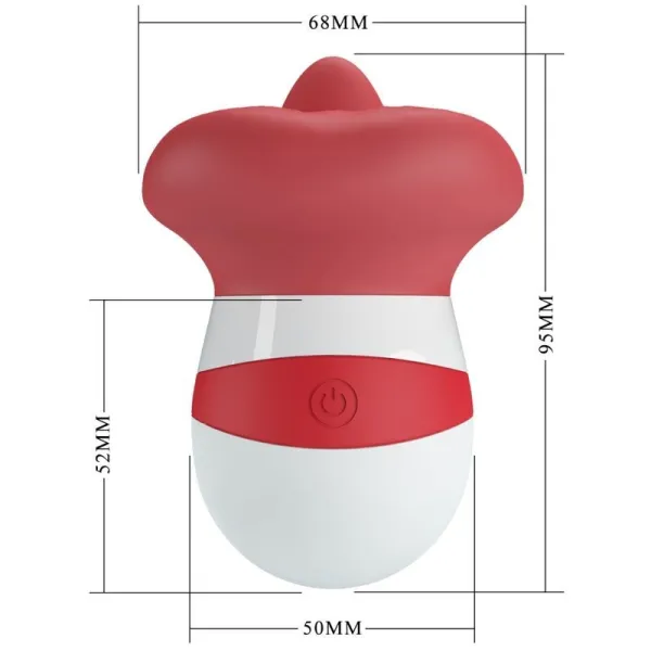 Mina Zungenstimulator Hellrot von Pretty Love Flirtation | Fesselliebe.de