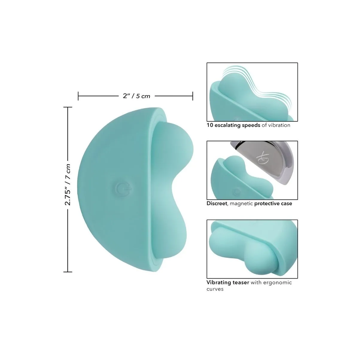 Ovation Applause Stimulator Aqua Green von Calexotics | Fesselliebe.de