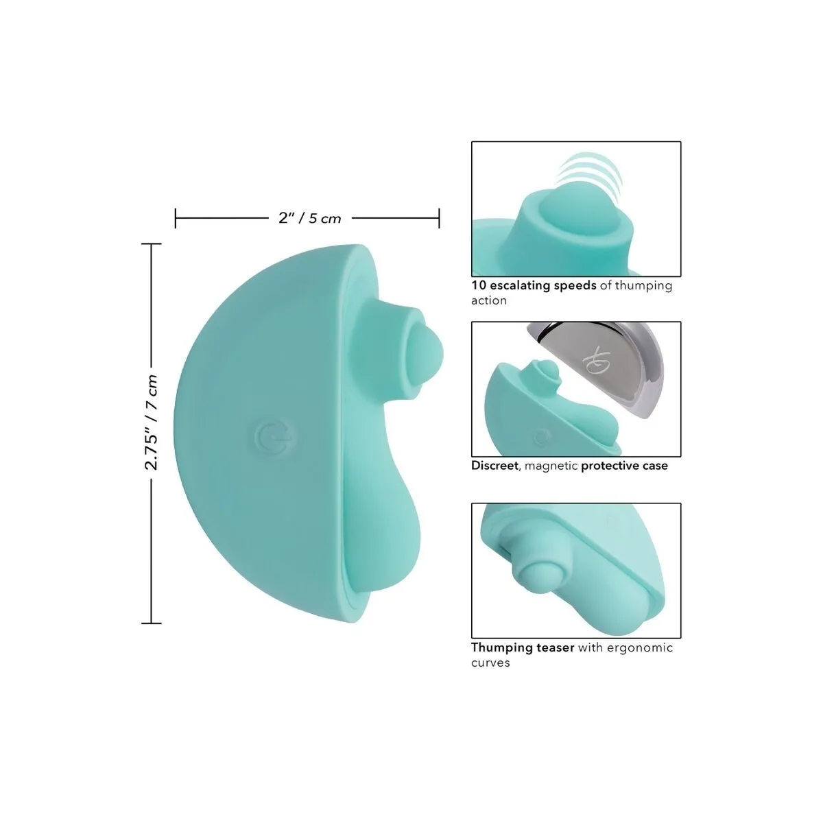 Ovation Acclaim Stimulator Aqua Green von Calexotics | Fesselliebe.de