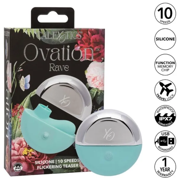 Ovation Rave Stimulator Aqua Green von Calexotics | Fesselliebe.de