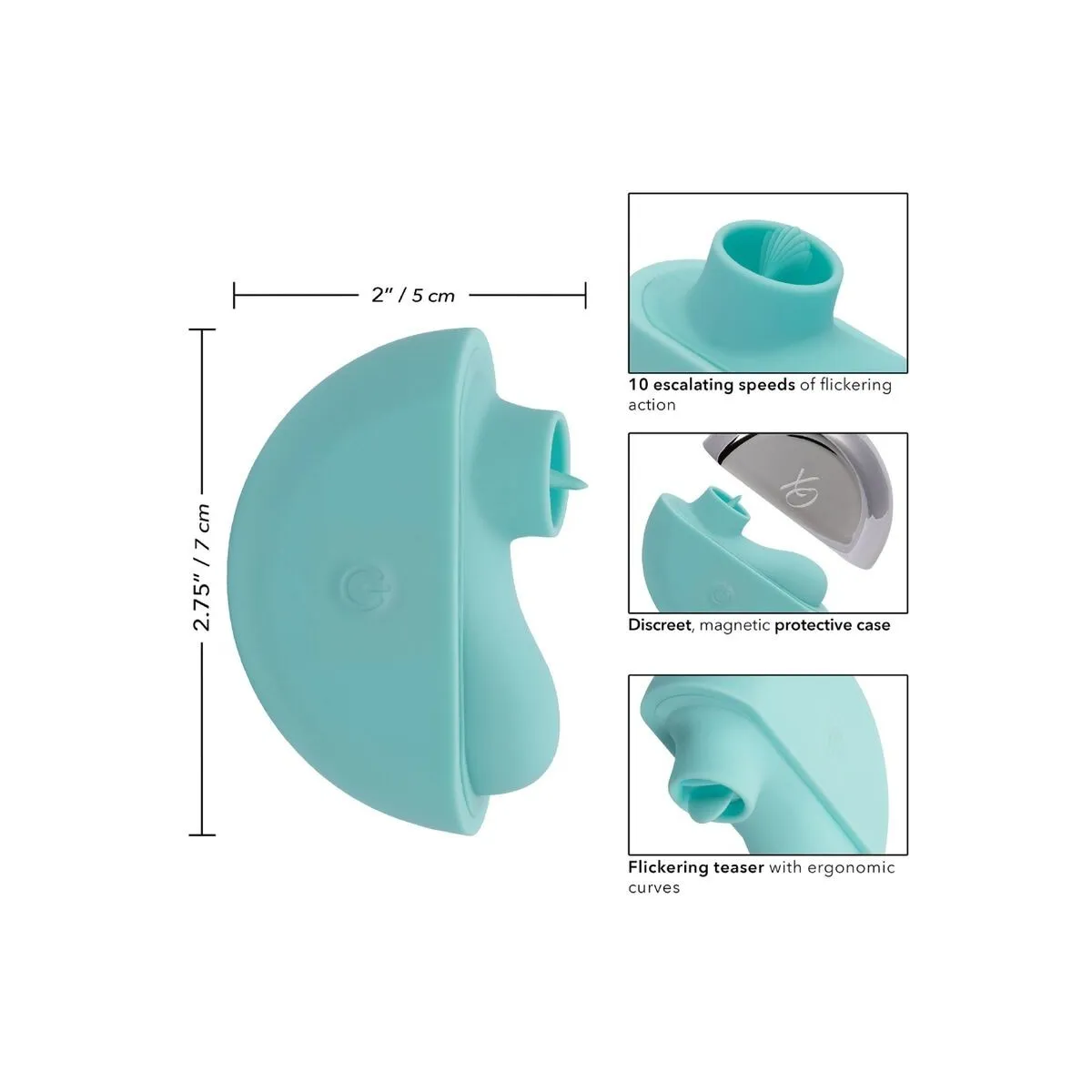 Ovation Rave Stimulator Aqua Green von Calexotics | Fesselliebe.de