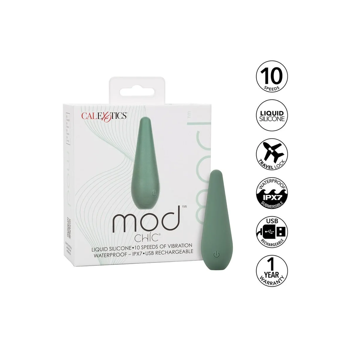 Mod Chic Stimulator Grün von Calexotics | Fesselliebe.de