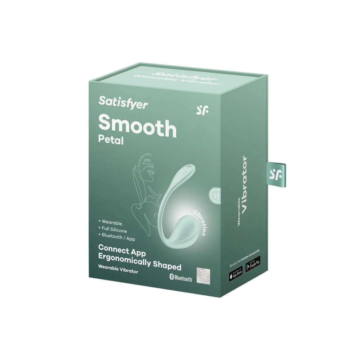 Smooth Petal G-Point Stimulator Wassergrün Kostenlose App von Satisfyer Partner | Fesselliebe.de