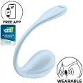 Smooth Petal G-Point Stimulator Himmelblau Kostenlose App von Satisfyer Partner