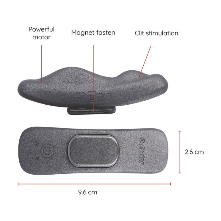 Manila Panty wiederaufladbarer Vibrator 9 Geschwindigkeiten 9,6 cm X 2,6 cm - Kostenlose App von Oninder | Fesselliebe.de