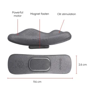 Manila Panty wiederaufladbarer Vibrator 9 Geschwindigkeiten 9,6 cm X 2,6 cm - Kostenlose App von Oninder