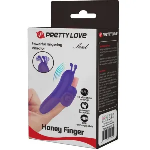 Snail Leistungsstarker Lila Fingerstimulator von Pretty Love