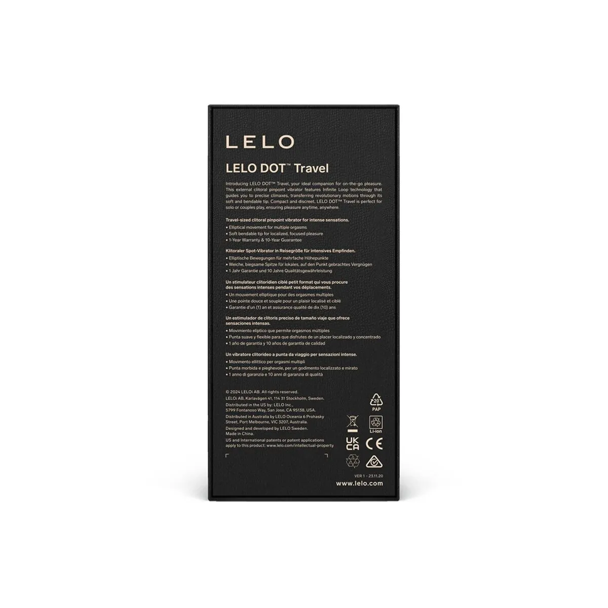 Dot Travel Klitoris-Stimulator Rosa von Lelo | Fesselliebe.de