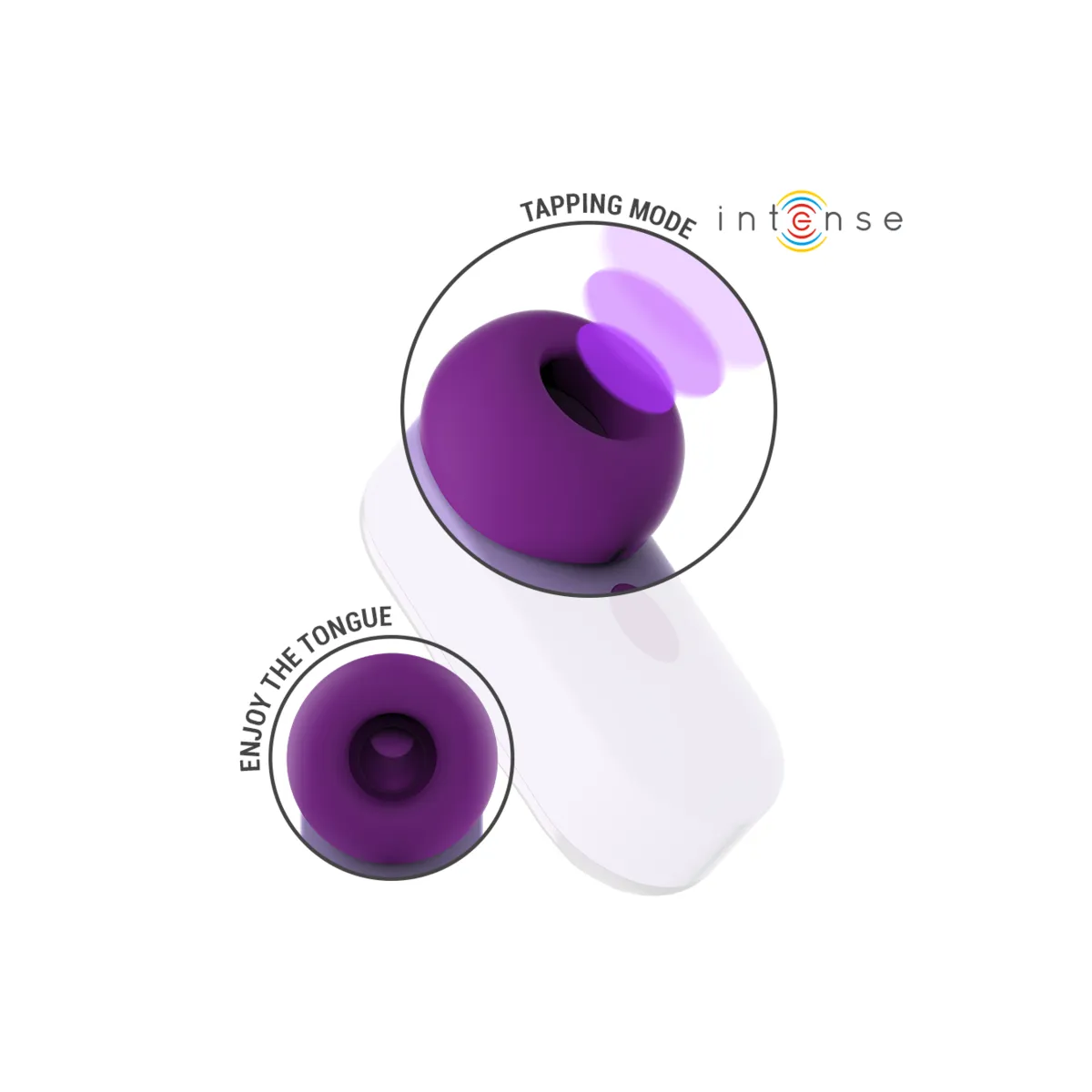 Sabrina Clit Stimulator Lila von Intense Fun | Fesselliebe.de