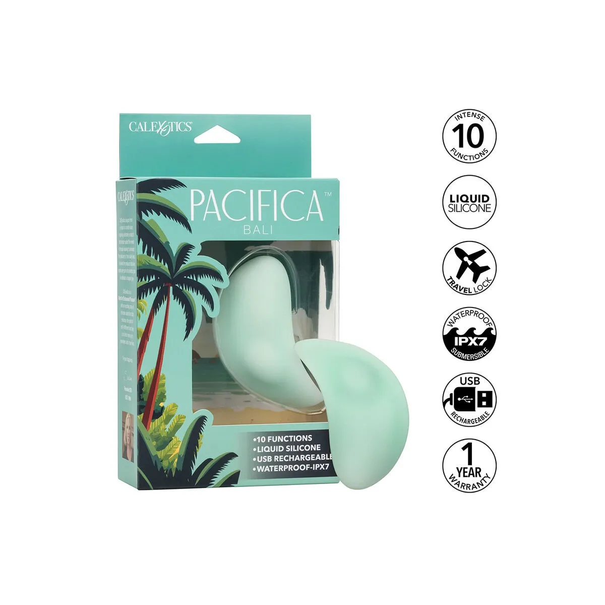 Pacifica Bali Teaser 10 Funktionen Aqua von Calexotics | Fesselliebe.de