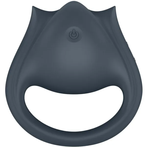 Perfect Pair 2 Multivibrator 2 In 1 Penisring und Fingerstimulator Grau von Satisfyer Partner | Fesselliebe.de