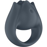 Perfect Pair 2 Multivibrator 2 In 1 Penisring und Fingerstimulator Grau von Satisfyer Partner | Fesselliebe.de
