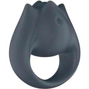 Perfect Pair 2 Multivibrator 2 In 1 Penisring und Fingerstimulator Grau von Satisfyer Partner