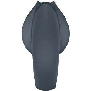 Perfect Pair 2 Multivibrator 2 In 1 Penisring und Fingerstimulator Grau von Satisfyer Partner