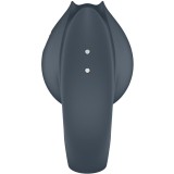 Perfect Pair 2 Multivibrator 2 In 1 Penisring und Fingerstimulator Grau von Satisfyer Partner | Fesselliebe.de