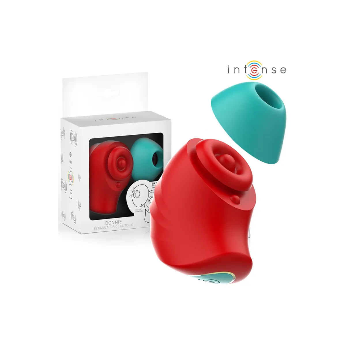 Donnie Klitoristimulator Rot/Grün von Intense Fun | Fesselliebe.de