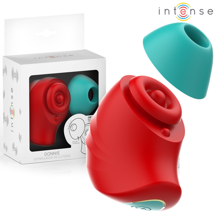 Donnie Klitoristimulator Rot/Grün von Intense Fun | Fesselliebe.de