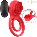Gail Stimulator Rose 10 Vibrationen Rot mit Fernbedienung von Intense Fun