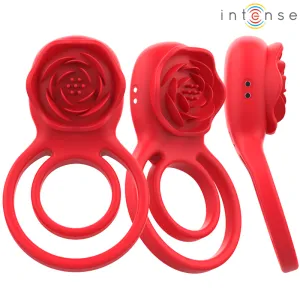 Gail Stimulator Rose 10 Vibrationen Rot mit Fernbedienung von Intense Fun