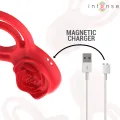 Gail Stimulator Rose 10 Vibrationen Rot mit Fernbedienung von Intense Fun