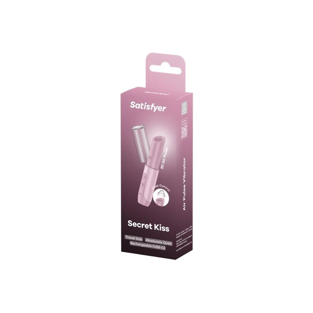 Secret Kiss Wave Klitoris-Stimulator Rosa von Satisfyer Air Pulse | Fesselliebe.de