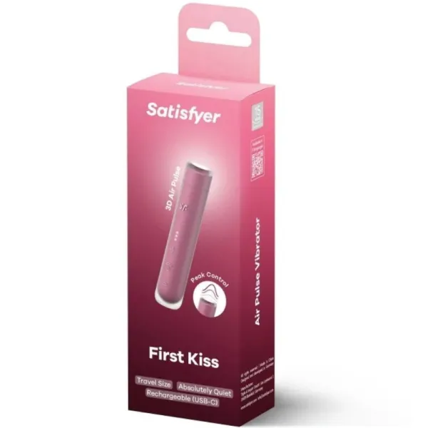 First Kiss Wave Klitoris-Stimulator Granat von Satisfyer Air Pulse | Fesselliebe.de