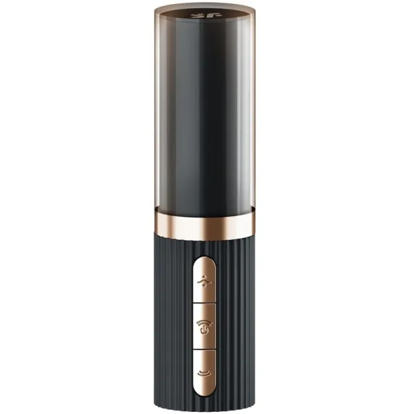 Pro 2 Kiss Wave Klitoris-Stimulator Granat / Schwarz von Satisfyer Air Pulse | Fesselliebe.de