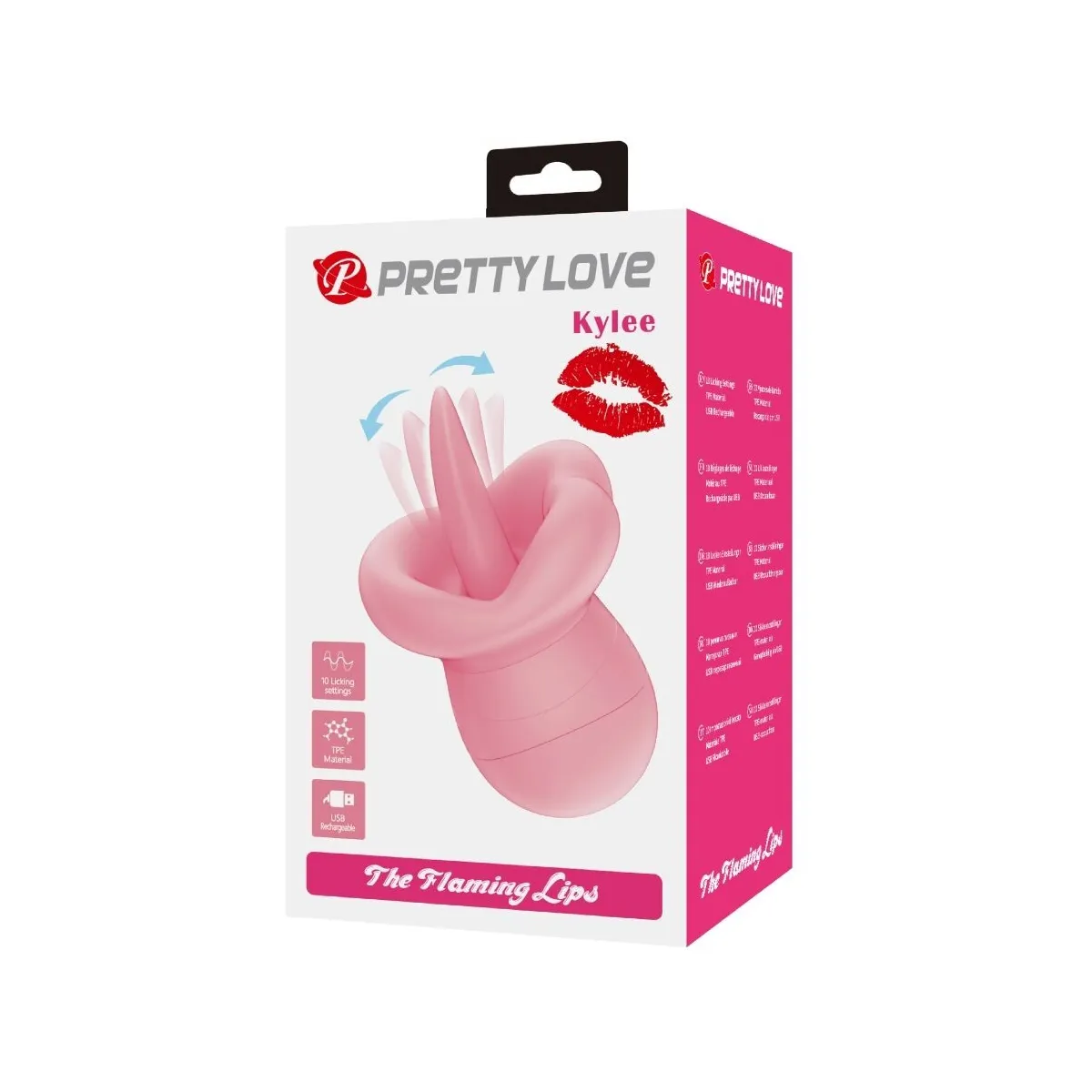 Kylee Zungen-Klitoris-Stimulator 10 Vibrationen Nude Pink von Pretty Love | Fesselliebe.de