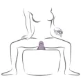 Ruby Glow Purple Sit-On Vibrator von Rocks-Off