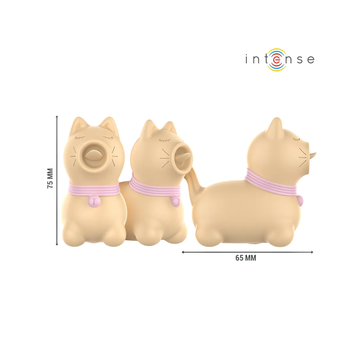 Toulouse Stimulator mit 360º Rotierender Zunge Gelb von Intense Fun | Fesselliebe.de