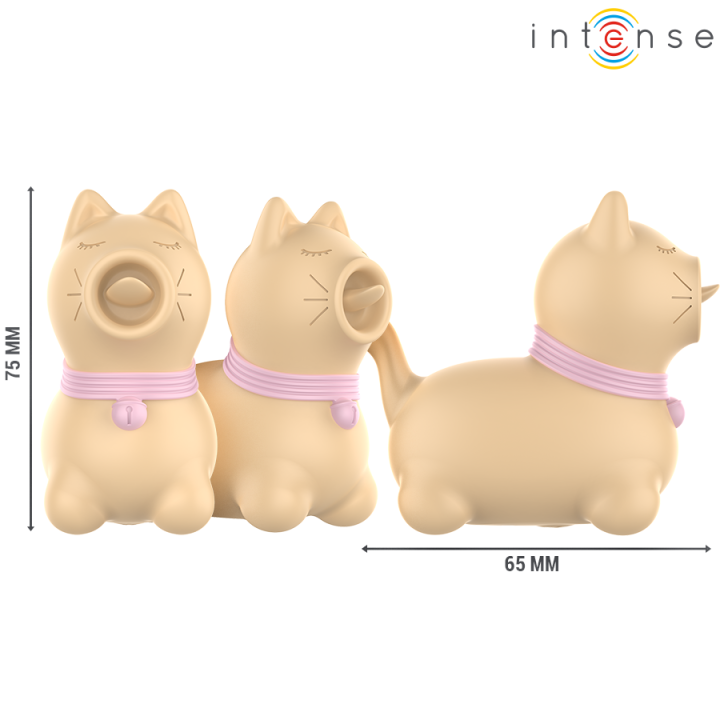 Toulouse Stimulator mit 360º Rotierender Zunge Gelb von Intense Fun | Fesselliebe.de