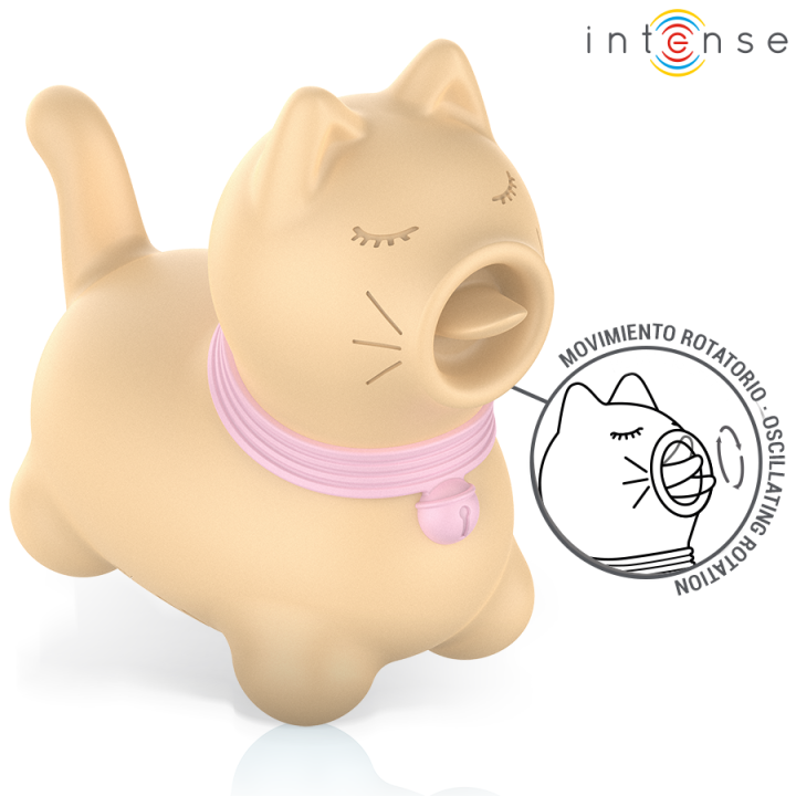 Toulouse Stimulator mit 360º Rotierender Zunge Gelb von Intense Fun | Fesselliebe.de