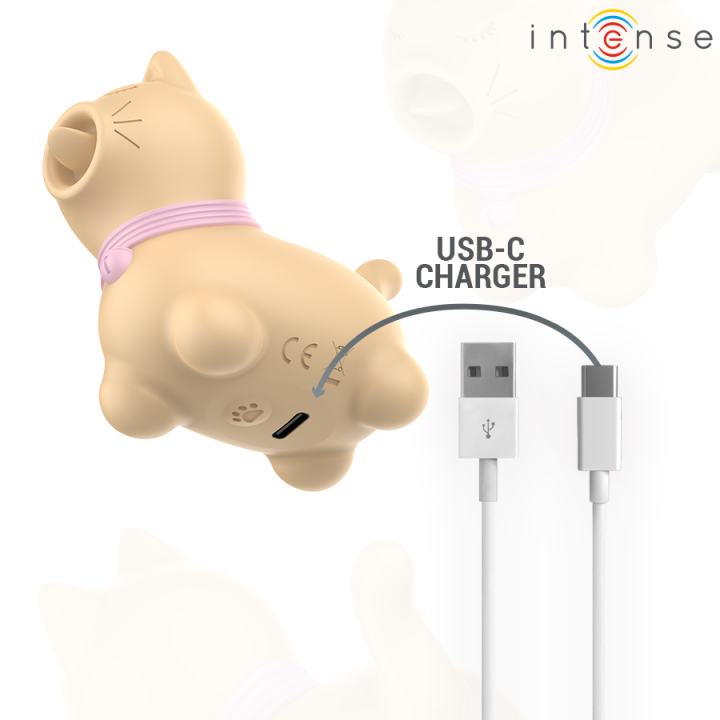 Toulouse Stimulator mit 360º Rotierender Zunge Gelb von Intense Fun | Fesselliebe.de