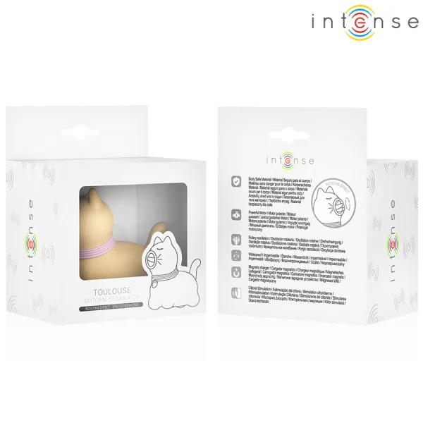 Toulouse Stimulator mit 360º Rotierender Zunge Gelb von Intense Fun | Fesselliebe.de