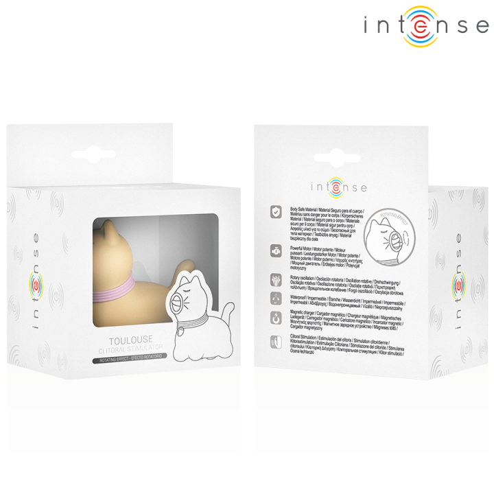 Toulouse Stimulator mit 360º Rotierender Zunge Gelb von Intense Fun | Fesselliebe.de