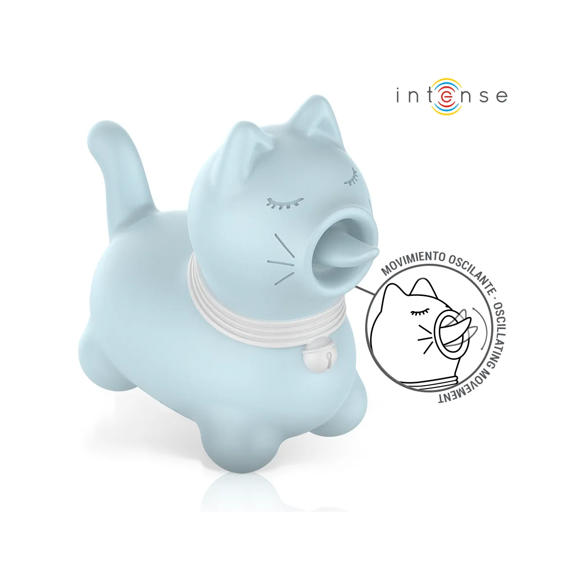 Duchess Stimulator mit Rotierender Zunge 360º Blau von Intense Fun | Fesselliebe.de