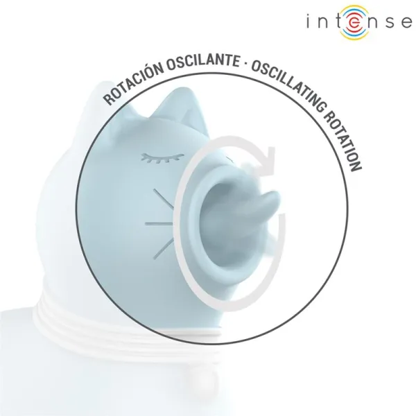 Duchess Stimulator mit Rotierender Zunge 360º Blau von Intense Fun | Fesselliebe.de