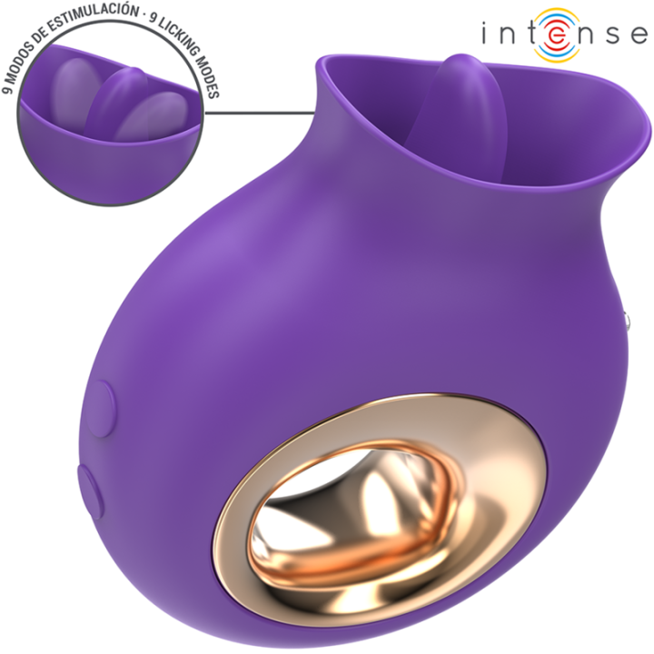 Tuli Klitorisstimulator 9 Vibrationen & 9 Oszillationen Lila von Intense Fun | Fesselliebe.de