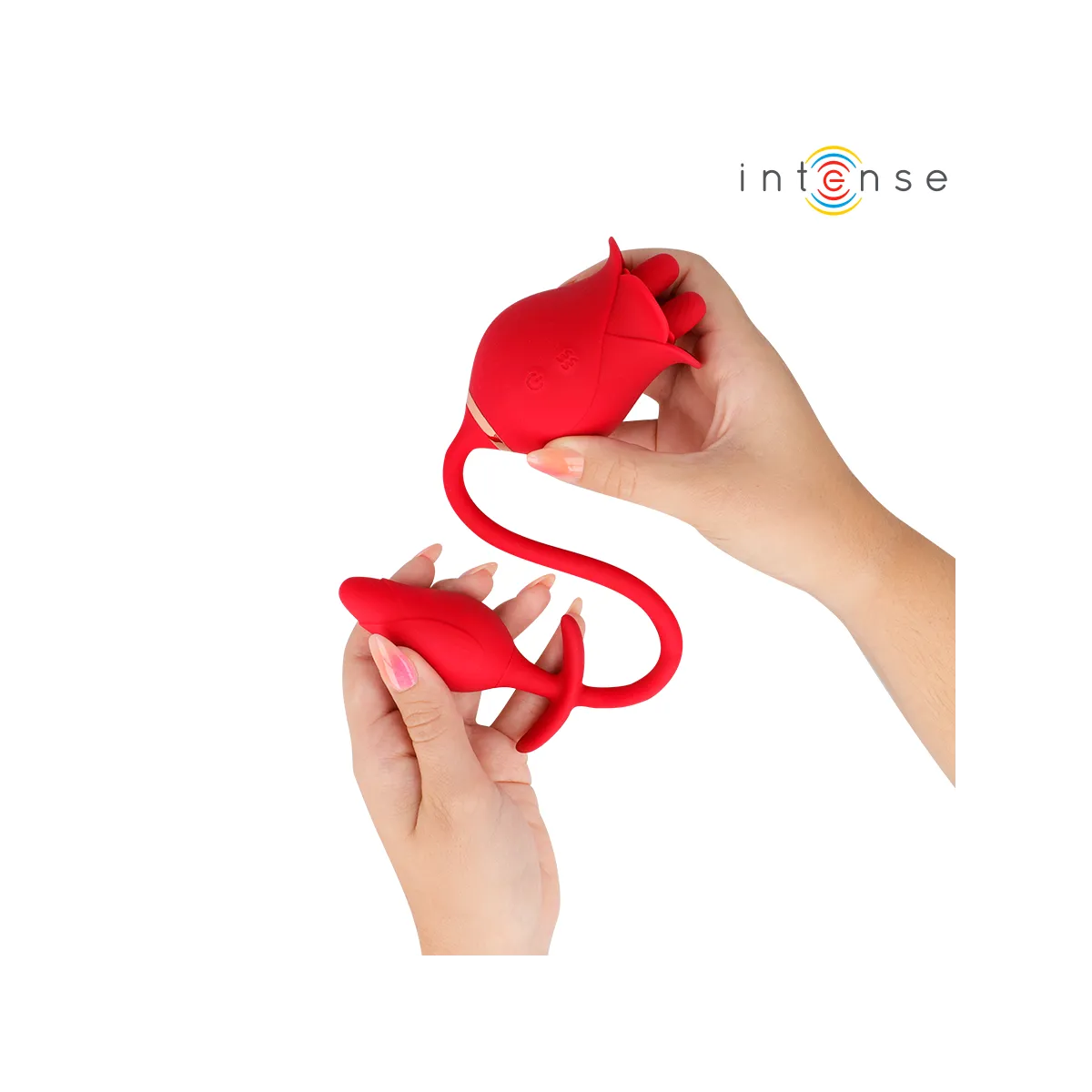 Melanie Doppelter Klitorisstimulator mit Zickzack-Zunge von Intense Fun | Fesselliebe.de