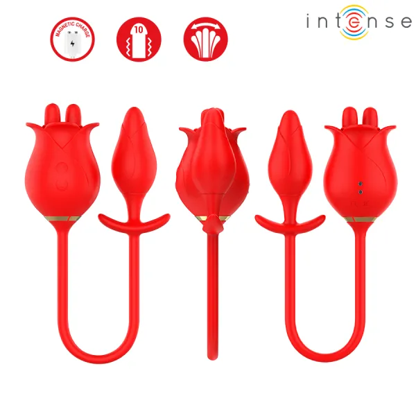 Melanie Doppelter Klitorisstimulator mit Zickzack-Zunge von Intense Fun | Fesselliebe.de