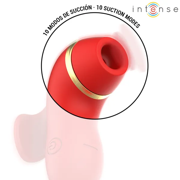 Patty-Stimulator mit 4 Aufsätzen, Saug-, Kletter-, Kitzel- und Leckfunktion von Intense Fun | Fesselliebe.de