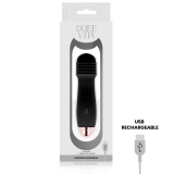 Aufladbarer Vibrator Drei Schwarz 7 Geschwindigkeit von Dolce Vita | Fesselliebe.de