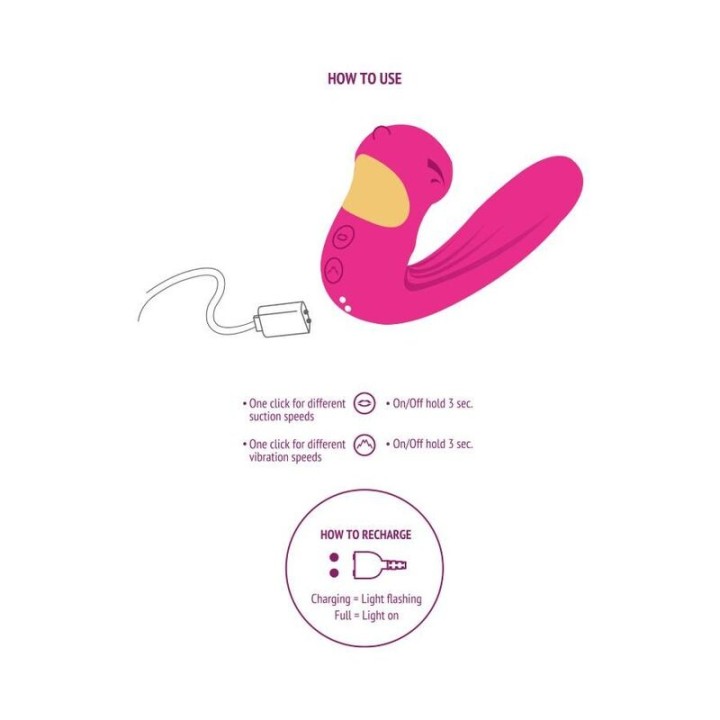 Celestial Love Vibe Stimulator Fuchsia von Xocoon | Fesselliebe.de