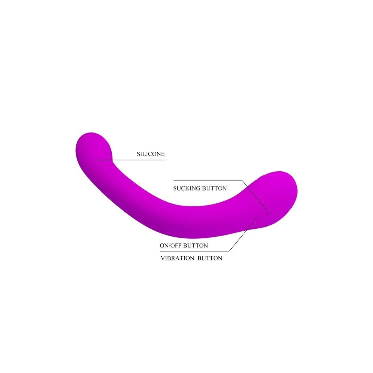 Alex Lilac Vibrator und Klitorisaugger von Pretty Love | Fesselliebe.de