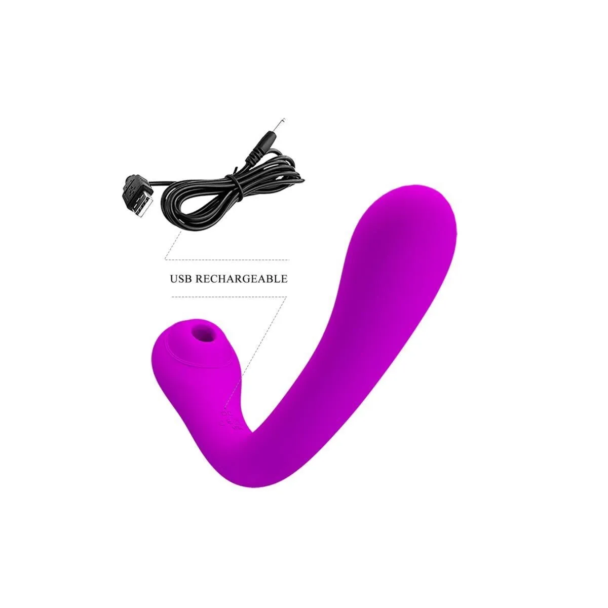 Alex Lilac Vibrator und Klitorisaugger von Pretty Love | Fesselliebe.de