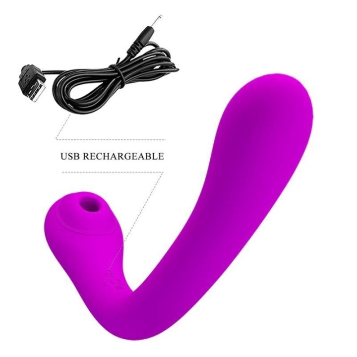 Alex Lilac Vibrator und Klitorisaugger von Pretty Love | Fesselliebe.de