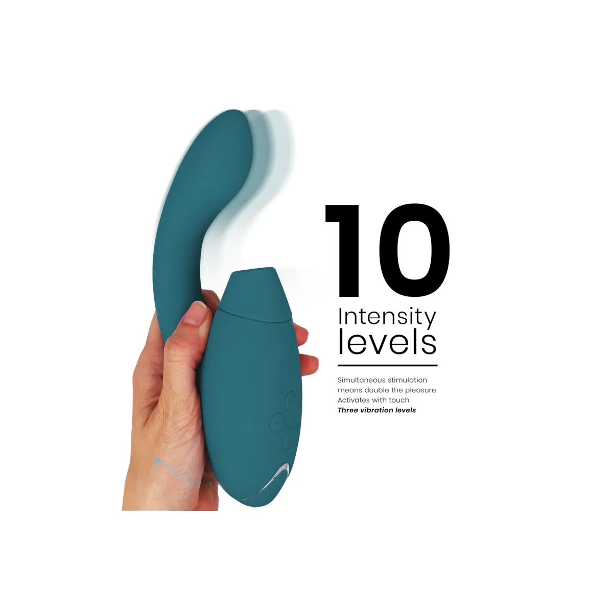 Duo 2 Stimulator Blaues Benzin von Womanizer | Fesselliebe.de