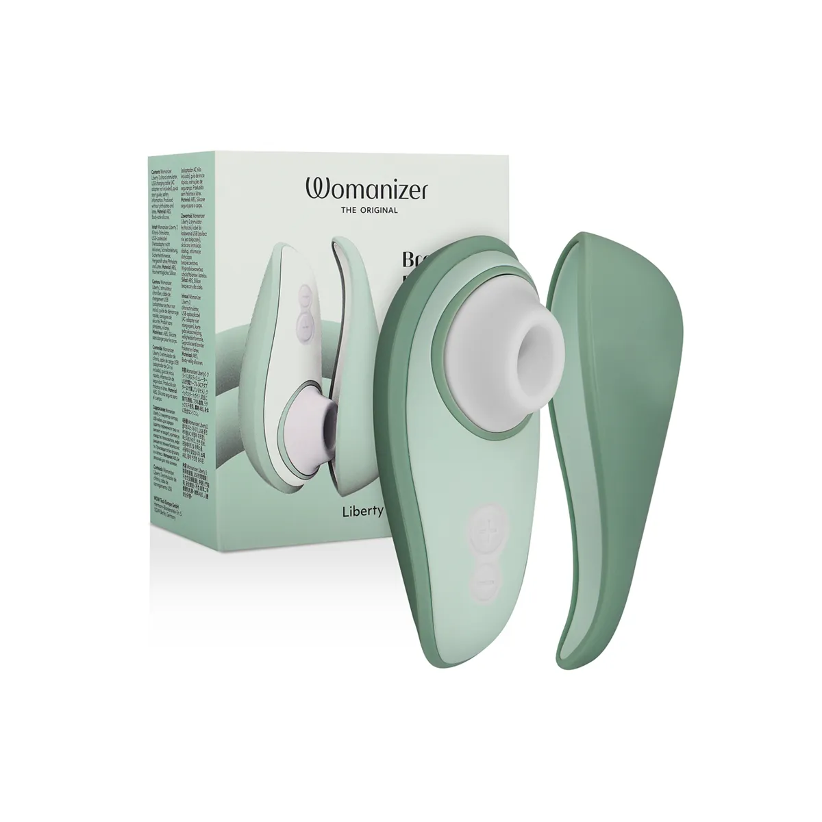 Liberty 2 Klitorisstimulator & Sauggerät Hellgrün von Womanizer | Fesselliebe.de