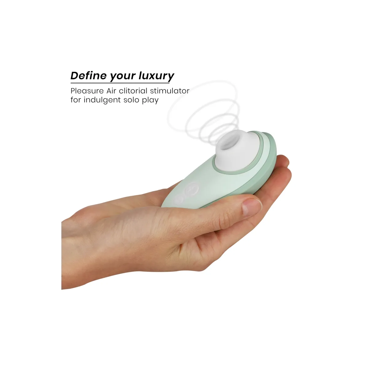 Liberty 2 Klitorisstimulator & Sauggerät Hellgrün von Womanizer | Fesselliebe.de